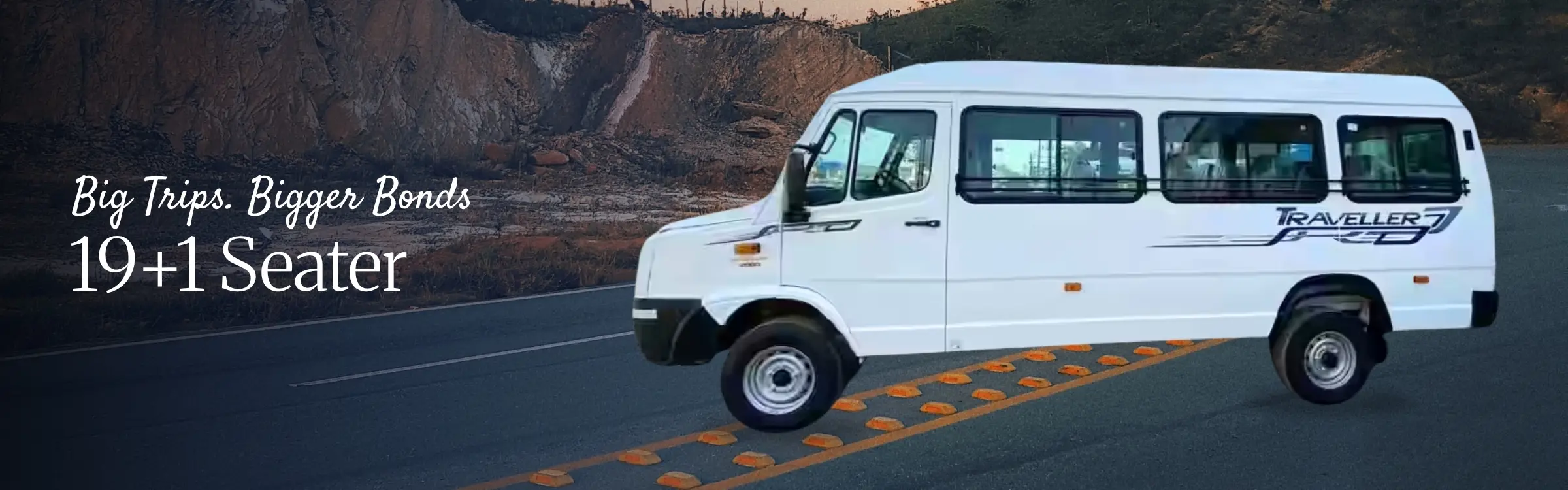 19+1 Seater Tempo Traveller