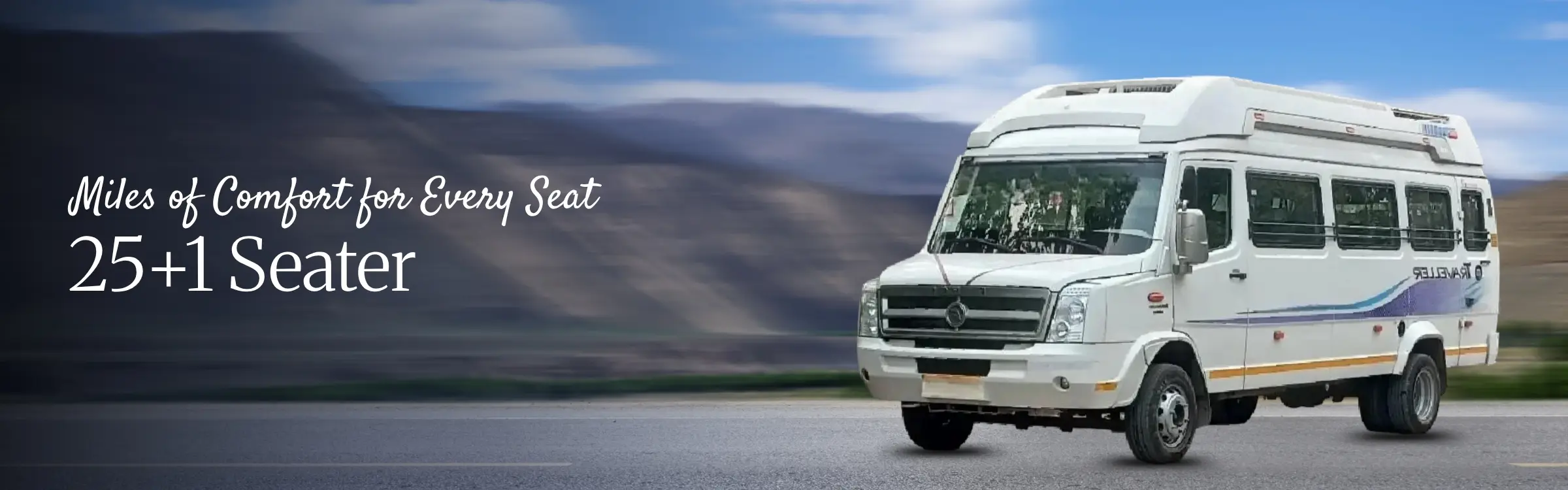 25+1 Seater Tempo Traveller